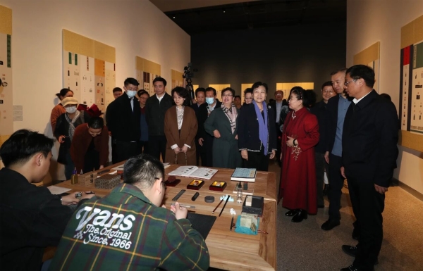 入古出新——首屆全國高等院校篆刻學科教學成果展暨篆刻學科建設與教育論壇展覽現場